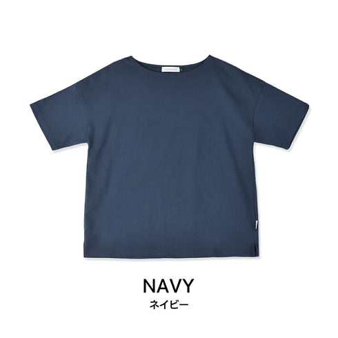 【日本製】 tシャツ メンズ 半袖 厚手 ボートネック 大きいサイズ 綿100% ハードコットン 無地 サックス(FL23SS-015M-sa)